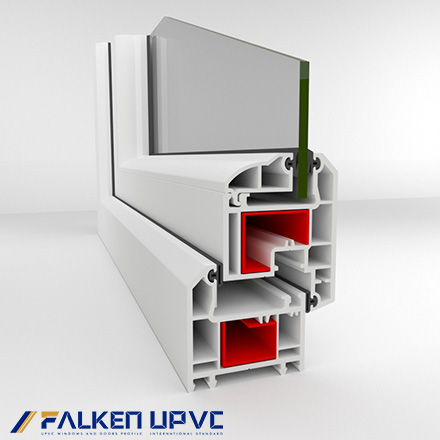 UPVC Profile with White Natural Color